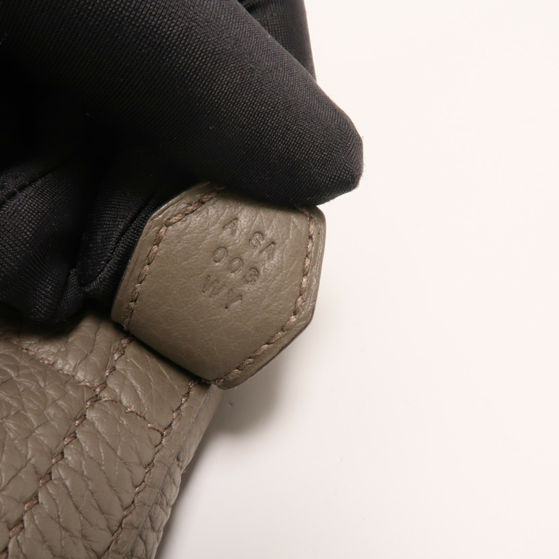 HERMES Togo皮革Bolide 31手挽袋Etain-6