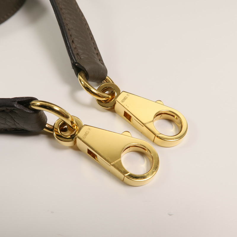 HERMES Togo皮革Bolide 31手挽袋Etain-11