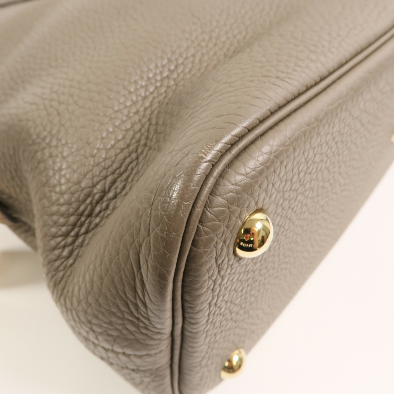 HERMES Togo皮革Bolide 31手挽袋Etain-13