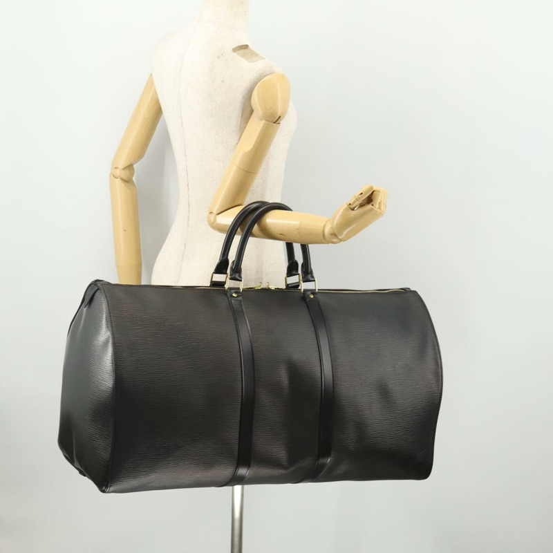 【日本直送】路易威登 Epi Keepall 60 波士頓包 黑色 M42942 LV 正品 LNZ881SAV-20