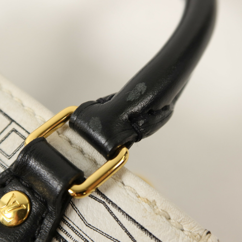 LOUIS VUITTON Monogram牛皮皮革Petite Sac Plat Fornasetti肩背袋-12