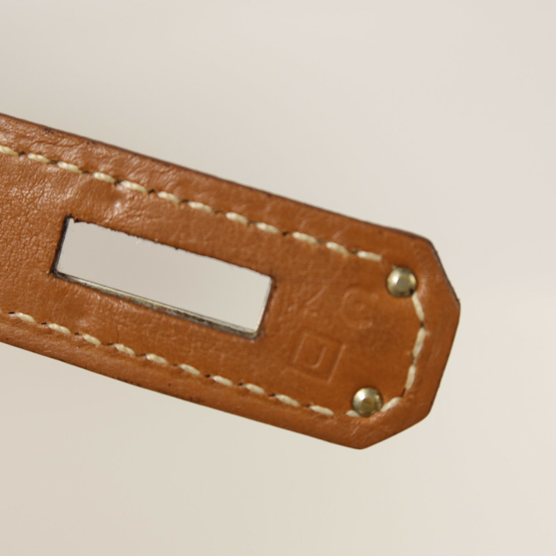 HERMES Evercolor皮革Kelly 35手挽肩背兩用袋Gold-6