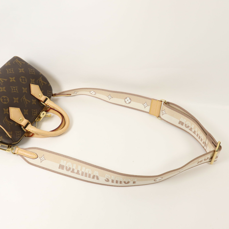 LOUIS VUITTON Monogram Speedy Bandouliere 20手挽肩背兩用袋-6