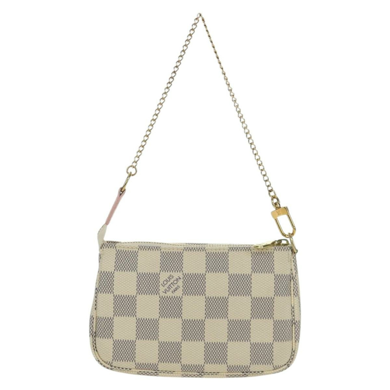 【日本直送】路易威登 Damier Azur 迷你手拿包配件包 N64451 LV 正品 AMZ456M-1