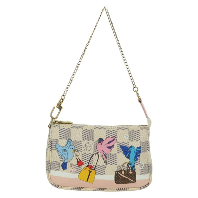 【日本直送】路易威登 Damier Azur 迷你手拿包配件包 N64451 LV 正品 AMZ456M-12