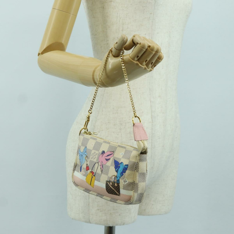 【日本直送】路易威登 Damier Azur 迷你手拿包配件包 N64451 LV 正品 AMZ456M-23