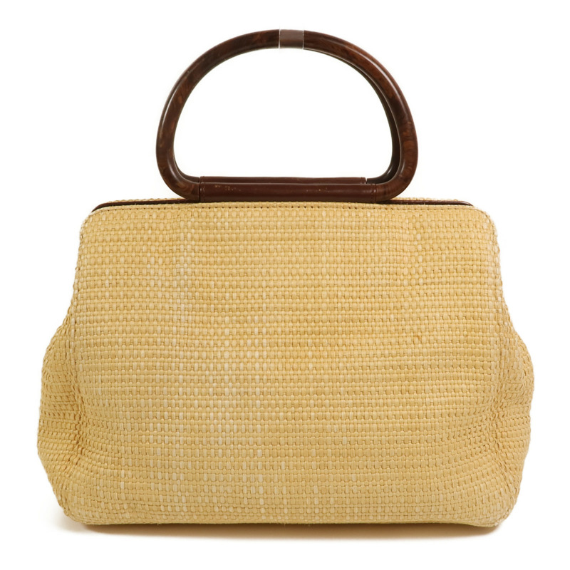 CHANEL Raffia Hand Bag手挽袋-1