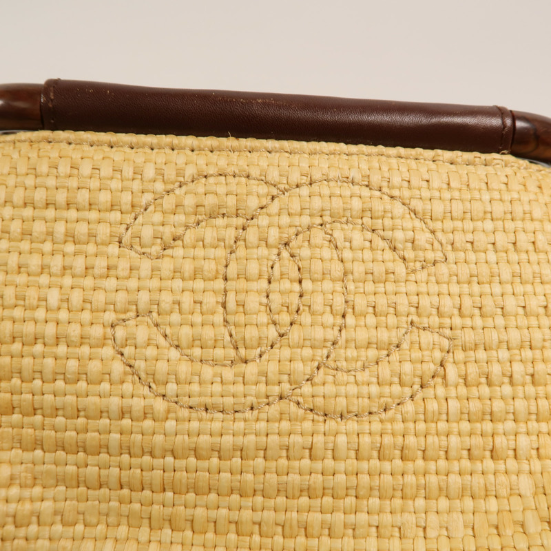 CHANEL Raffia Hand Bag手挽袋-8