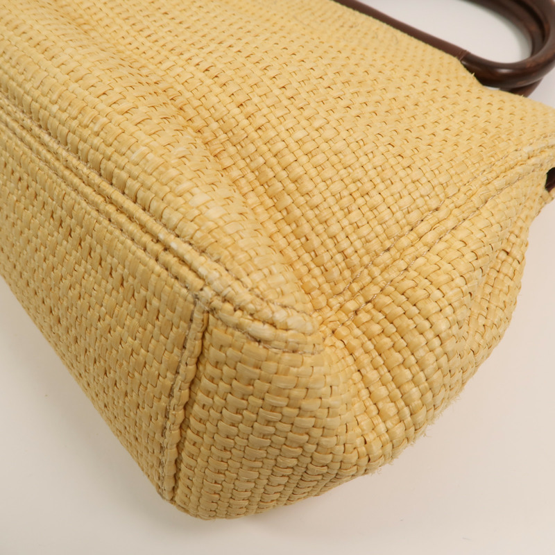 CHANEL Raffia Hand Bag手挽袋-11