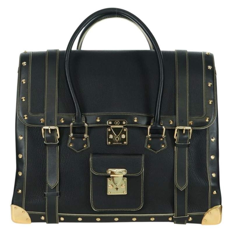 【日本直送】路易威登 Suhari Extravagan 手提包 黑色真皮 LV 正品 AMZ548SM-12