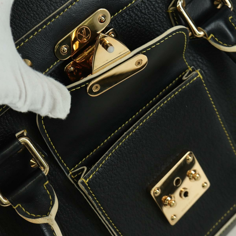 【日本直送】路易威登 Suhari Extravagan 手提包 黑色真皮 LV 正品 AMZ548SM-18