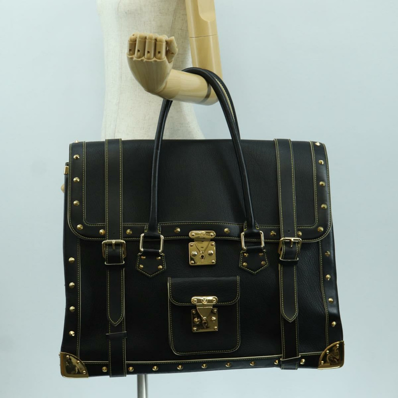 【日本直送】路易威登 Suhari Extravagan 手提包 黑色真皮 LV 正品 AMZ548SM-29