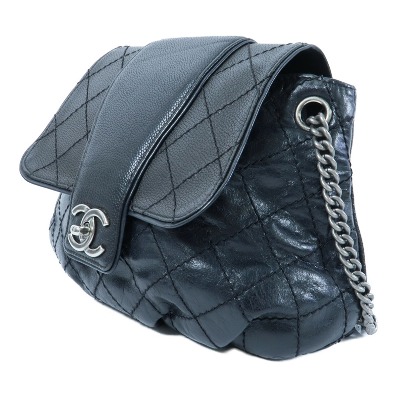 CHANEL 牛皮皮革Shoulder Bag鏈帶肩背袋-2