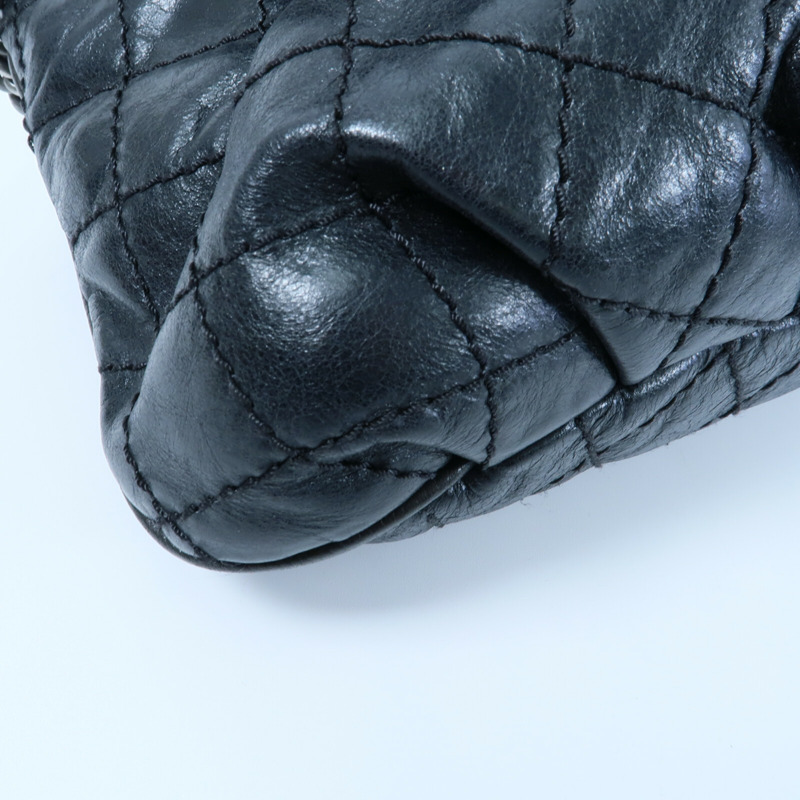 CHANEL 牛皮皮革Shoulder Bag鏈帶肩背袋-12