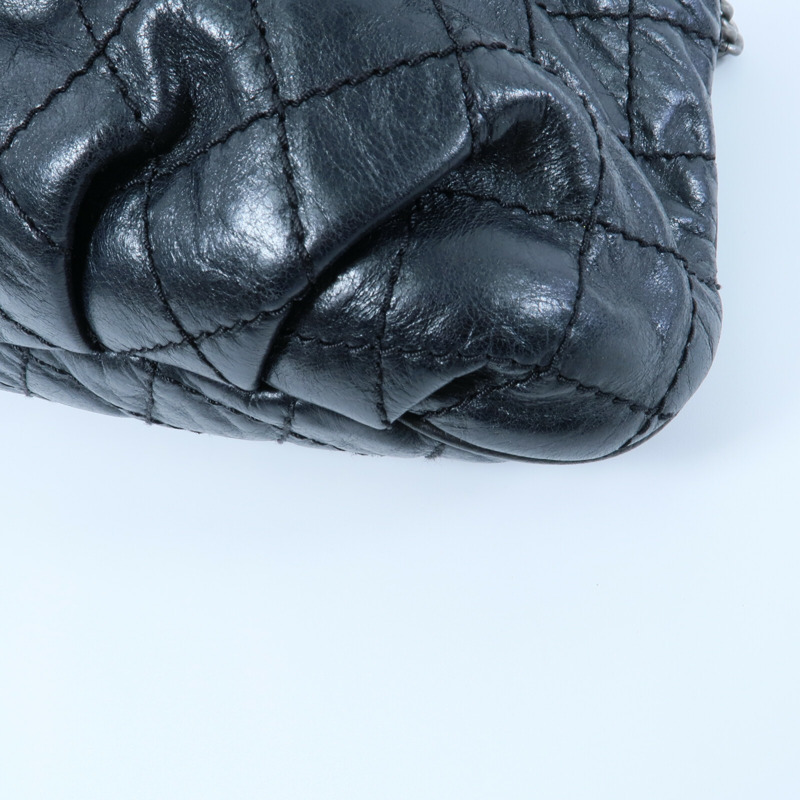 CHANEL 牛皮皮革Shoulder Bag鏈帶肩背袋-13