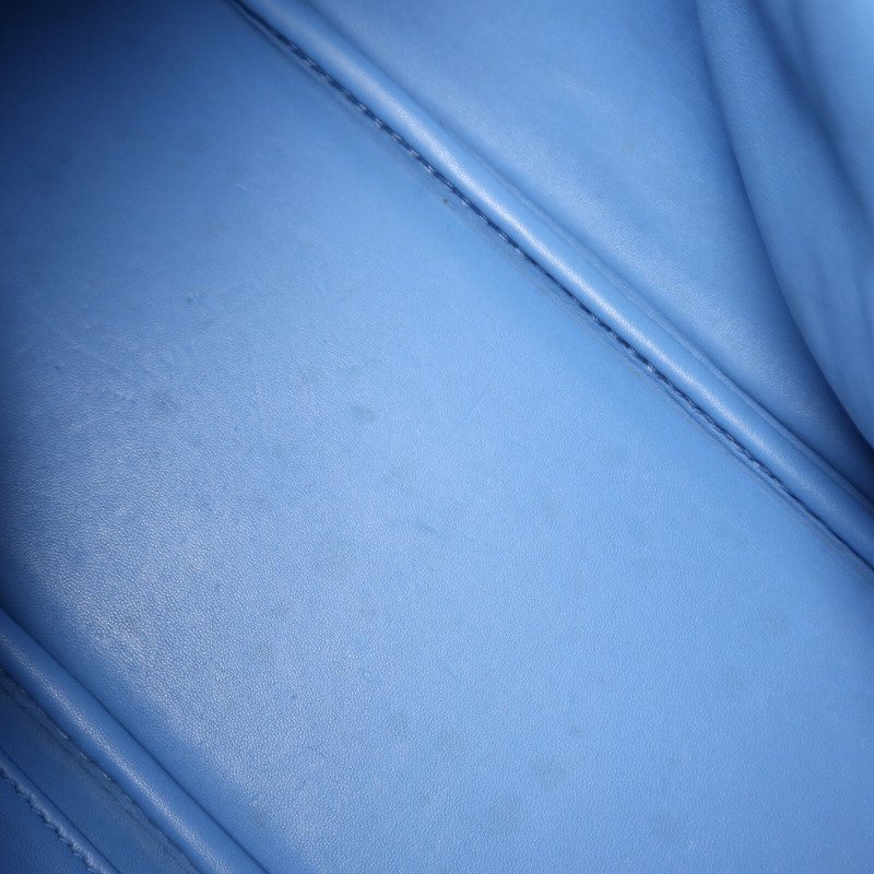 HERMES Clemence皮革Bolide 31手挽肩背兩用袋Bleu Paradise-16