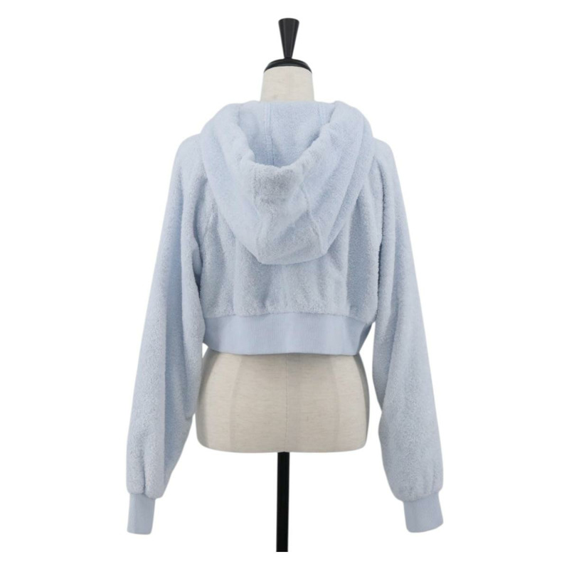 【日本直送】Miu Miu 淺藍色棉質連帽衫（正品 AMZ551SM）-1