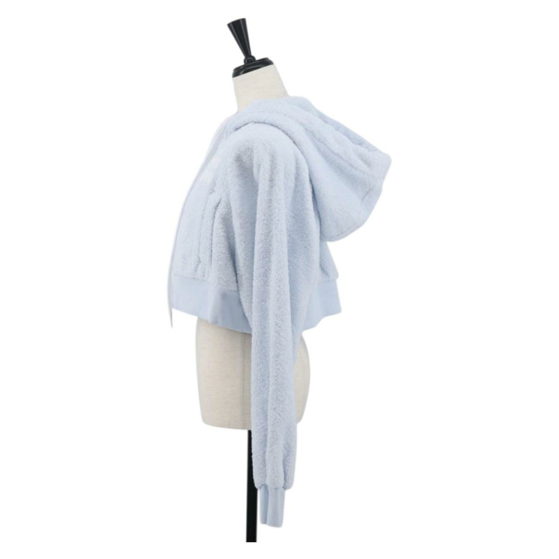 【日本直送】Miu Miu 淺藍色棉質連帽衫（正品 AMZ551SM）-2