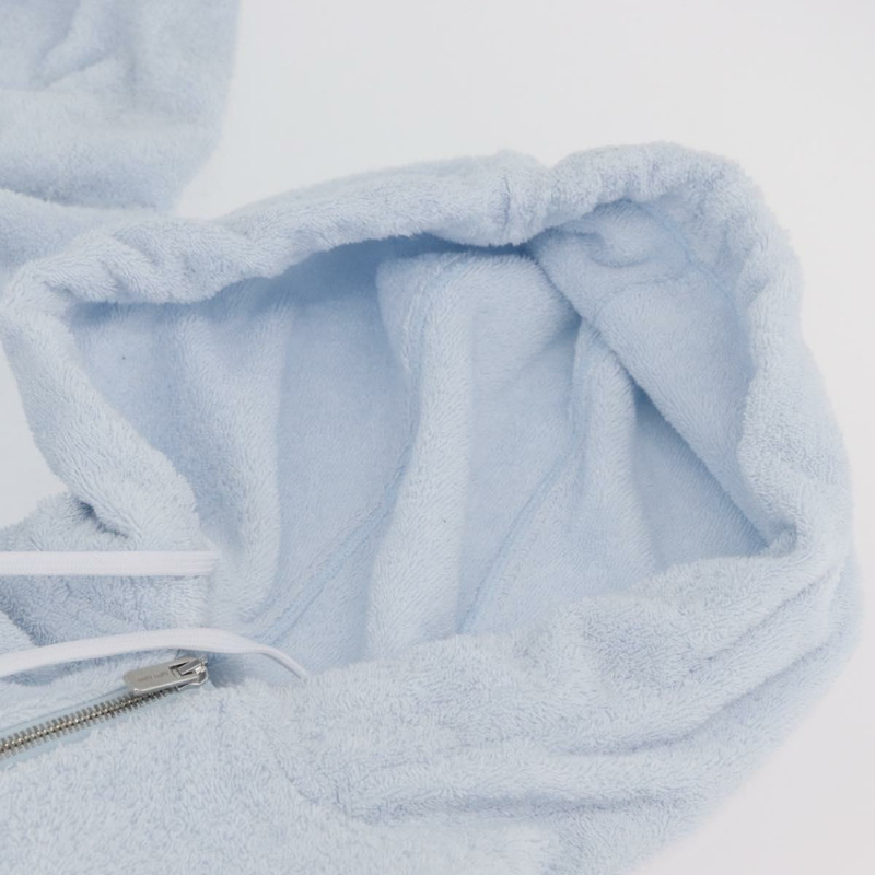 【日本直送】Miu Miu 淺藍色棉質連帽衫（正品 AMZ551SM）-5