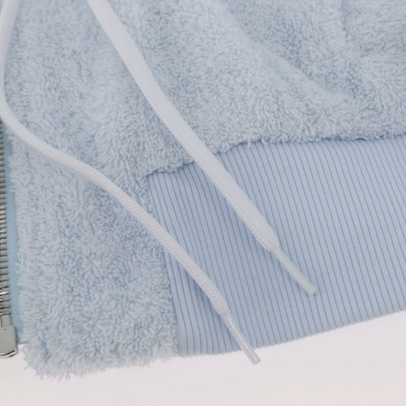 【日本直送】Miu Miu 淺藍色棉質連帽衫（正品 AMZ551SM）-7