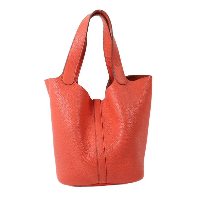 HERMES Clemence皮革Picotin MM手挽袋Rose Jaipur-1