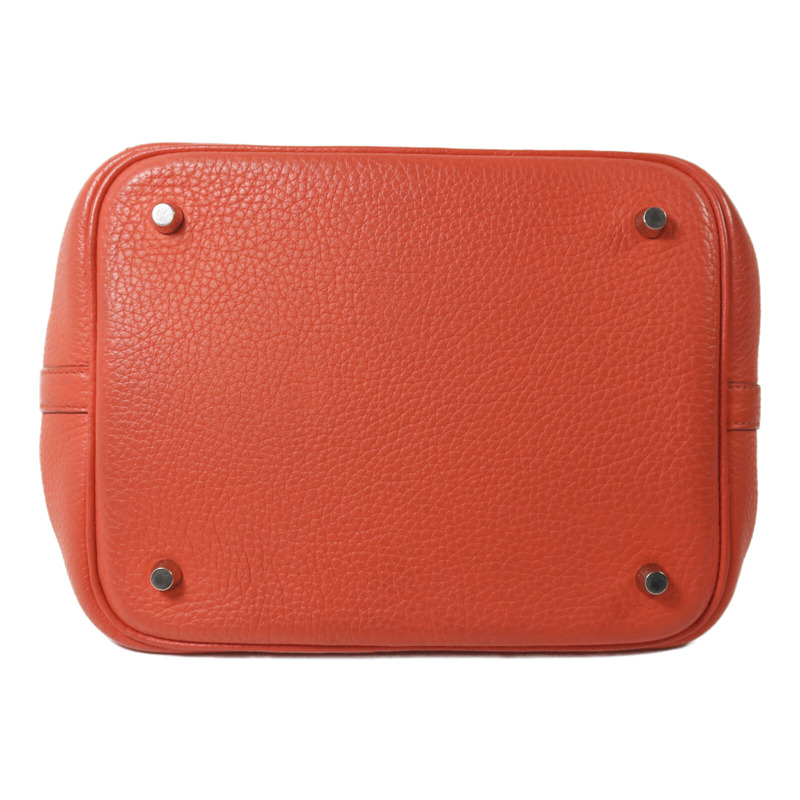 HERMES Clemence皮革Picotin MM手挽袋Rose Jaipur-3