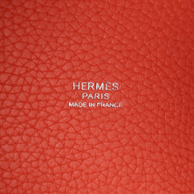 HERMES Clemence皮革Picotin MM手挽袋Rose Jaipur-5