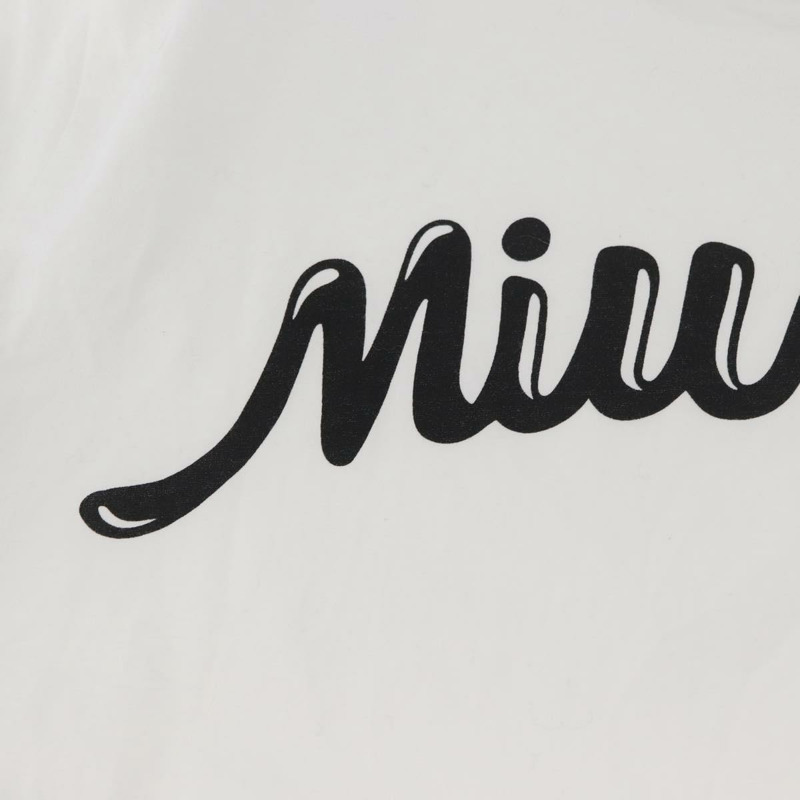 【日本直送】Miu Miu 短袖T卹 純棉 白色 正品 AMZ555M-9