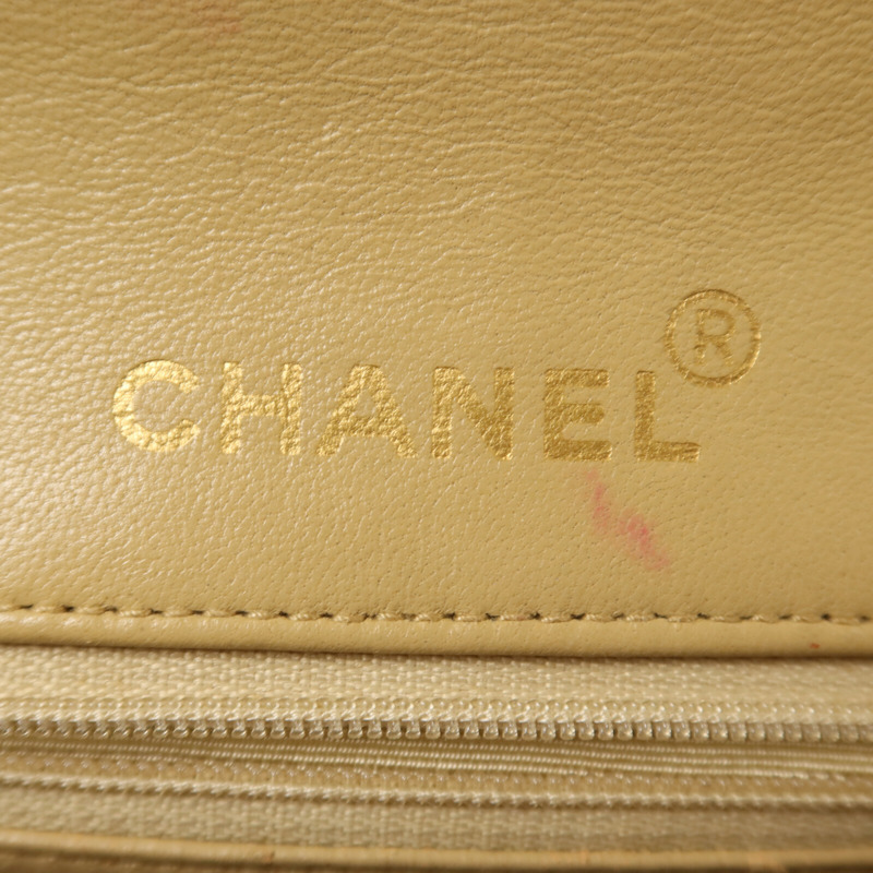 CHANEL 羊皮皮革Vintage Chain Shoulder鏈帶肩背袋-5