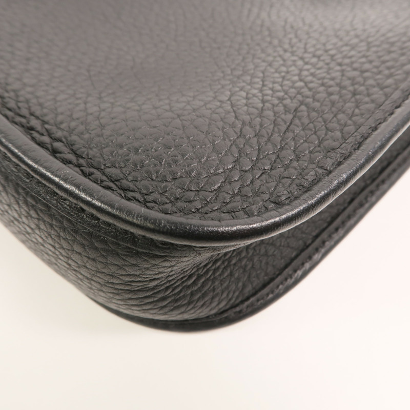 HERMES Clemence皮革Evelyne TPM肩背袋Noir-12