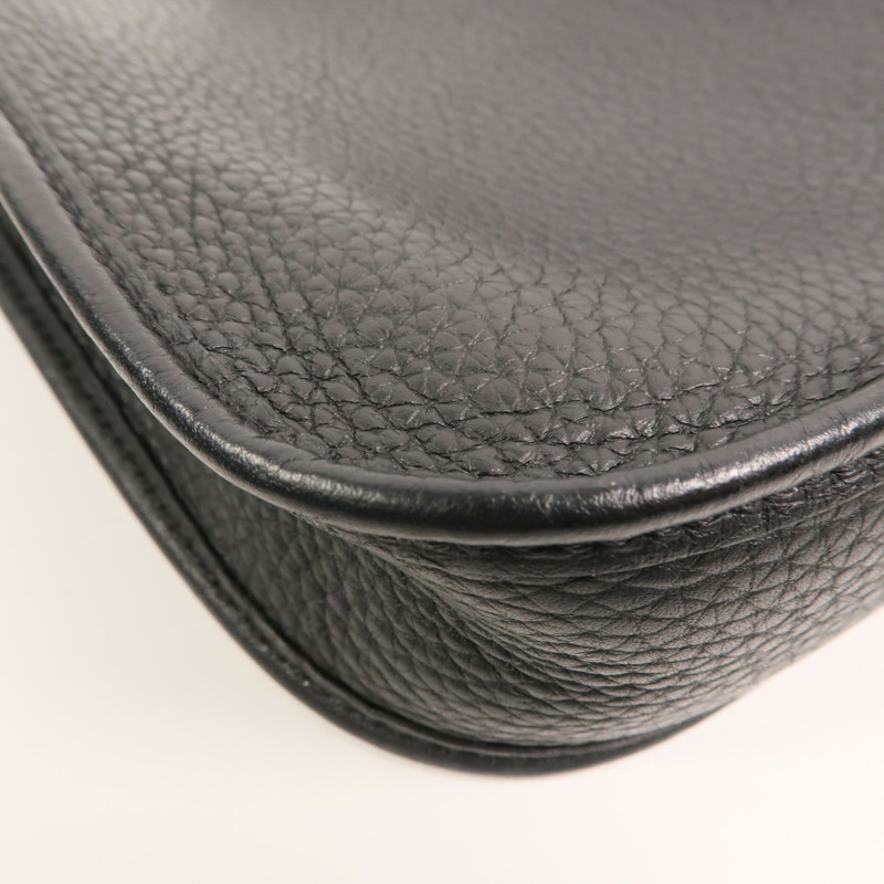 HERMES Clemence皮革Evelyne TPM肩背袋Noir-13