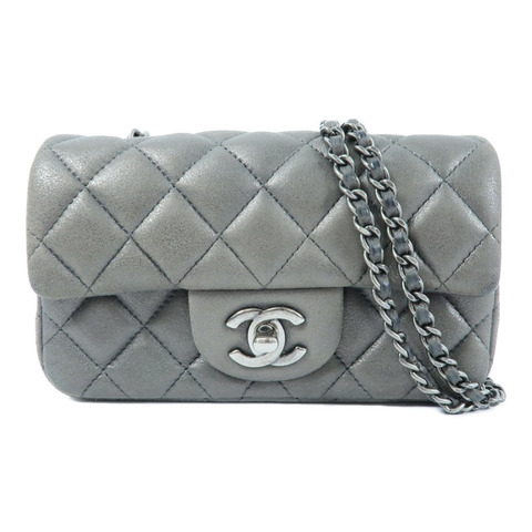 CHANEL 牛皮皮革Shoulder Bag鏈帶肩背袋