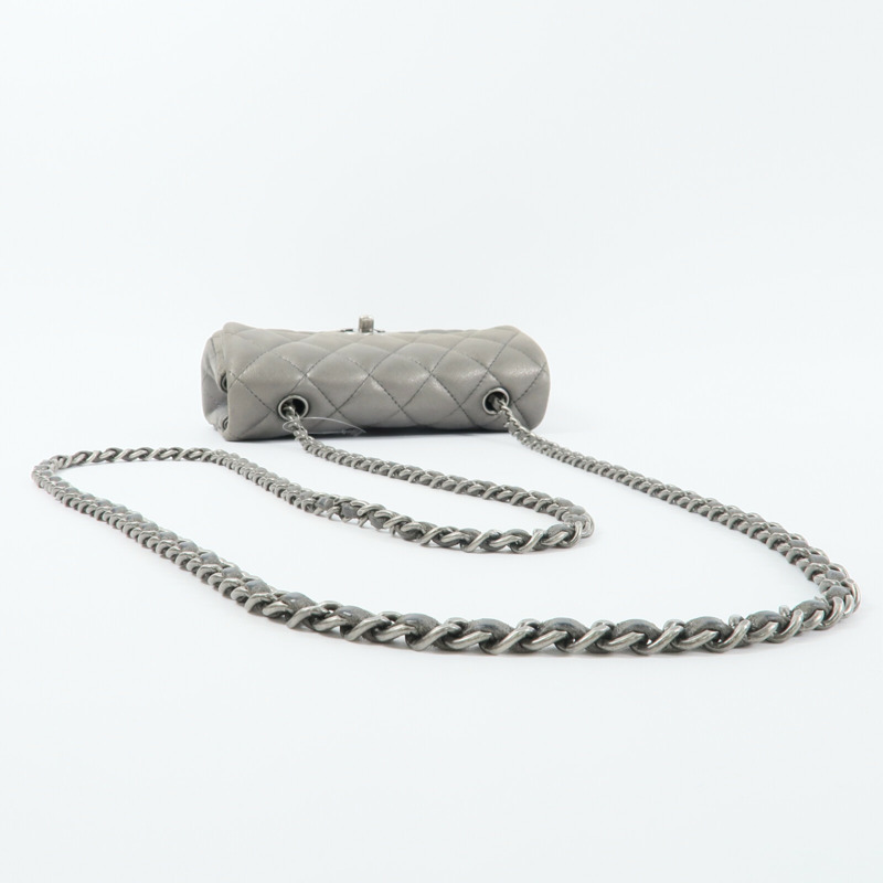 CHANEL 牛皮皮革Shoulder Bag鏈帶肩背袋-10