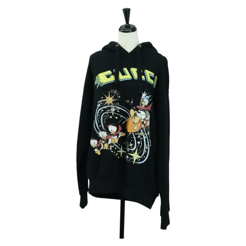 【日本直送】GUCCI GUCCI x Disney Parker Donald 黑色純棉外套 正品 167129M-0