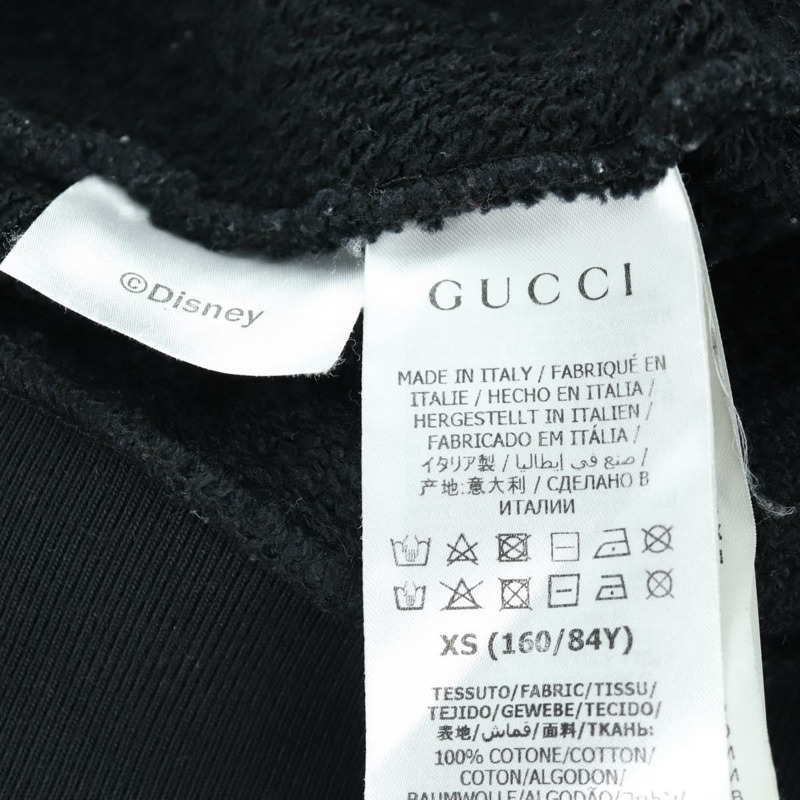 【日本直送】GUCCI GUCCI x Disney Parker Donald 黑色純棉外套 正品 167129M-19
