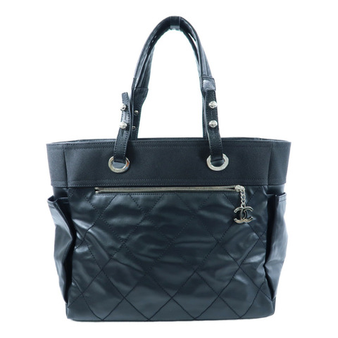 CHANEL 牛皮皮革/尼龍Paris Biaritz Tote手挽袋