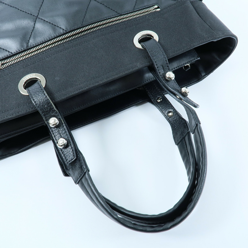 CHANEL 牛皮皮革/尼龍Paris Biaritz Tote手挽袋-9