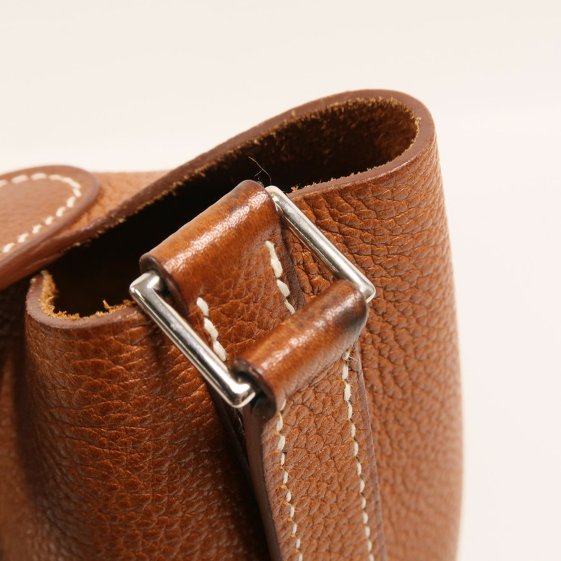 HERMES Barenia皮革Picotin MM手挽袋Gold-16