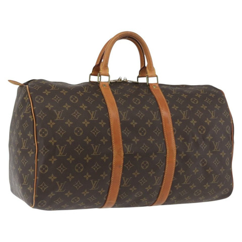路易威登 Monogram Keepall 50 波士頓包 M41426 LV Auth ka3393