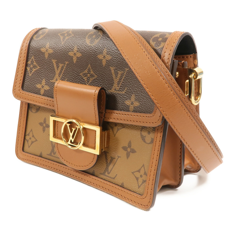 LOUIS VUITTON Monogram Reverse Mini Dauphine肩背袋-2