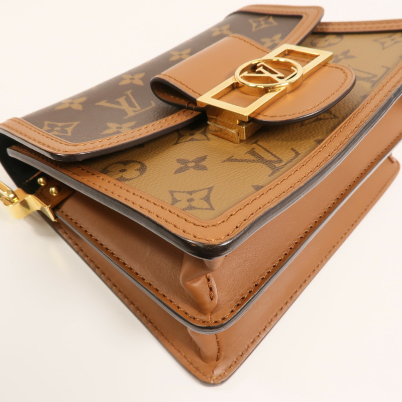 LOUIS VUITTON Monogram Reverse Mini Dauphine肩背袋-12