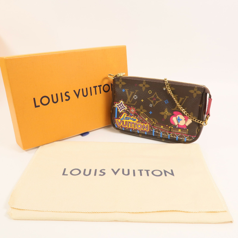 LOUIS VUITTON Monogram Mini Pochette Vivian手挽袋-8