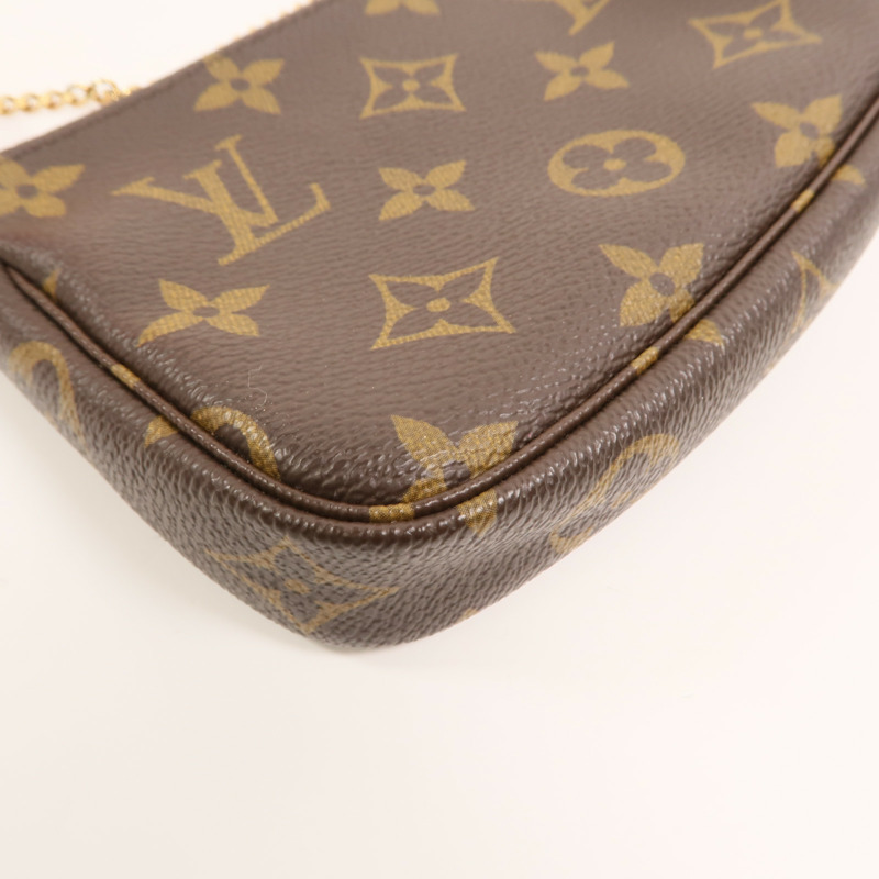 LOUIS VUITTON Monogram Mini Pochette Vivian手挽袋-12