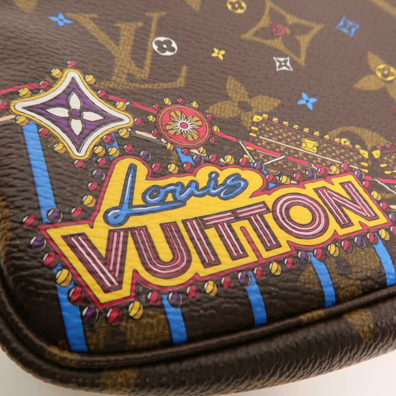 LOUIS VUITTON Monogram Mini Pochette Vivian手挽袋-13
