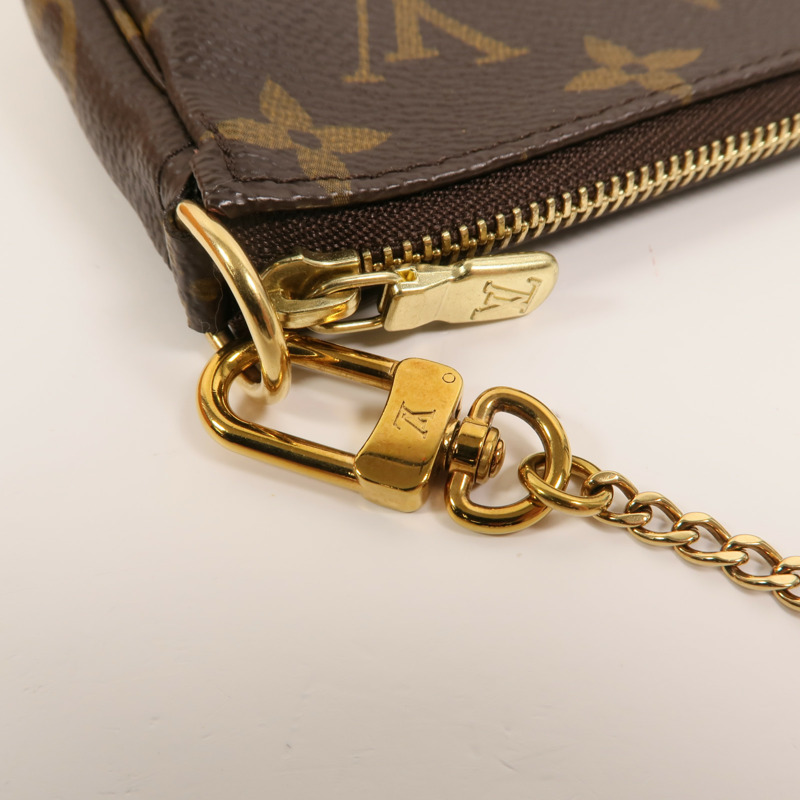 LOUIS VUITTON Monogram Mini Pochette Vivian手挽袋-14