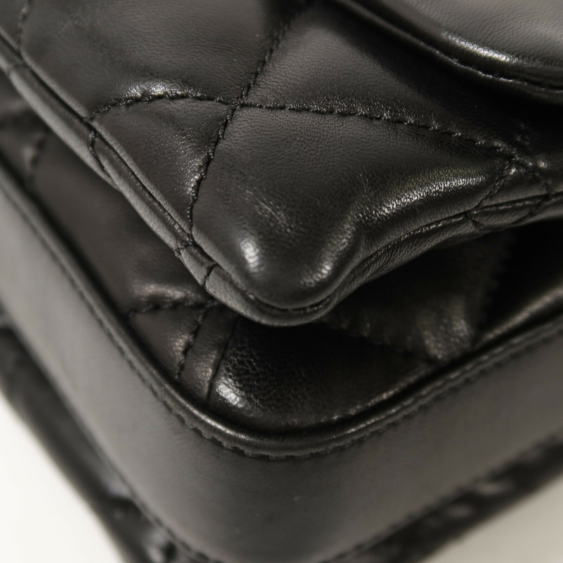 CHANEL 羊皮皮革Shoulder Bag鏈帶肩背袋-10