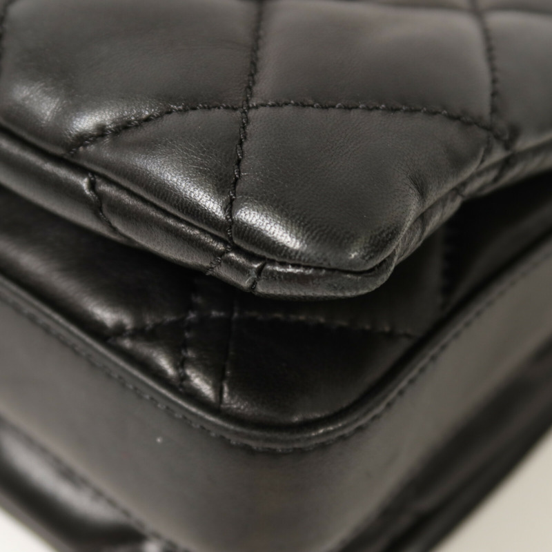 CHANEL 羊皮皮革Shoulder Bag鏈帶肩背袋-12