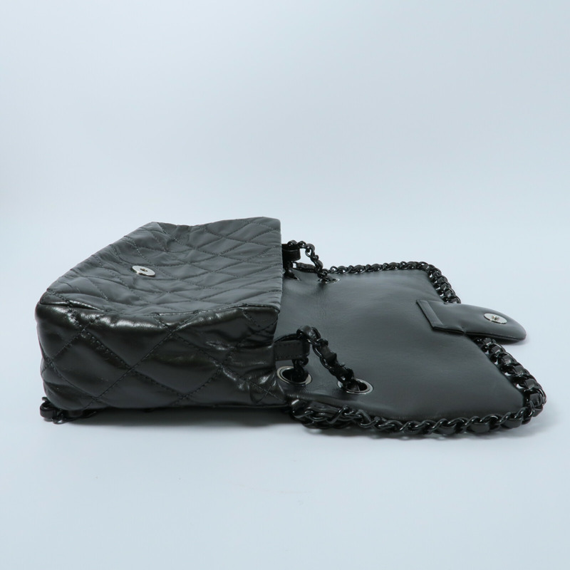 CHANEL 牛皮皮革Shoulder Bag鏈帶肩背袋-8