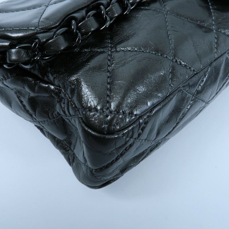 CHANEL 牛皮皮革Shoulder Bag鏈帶肩背袋-11