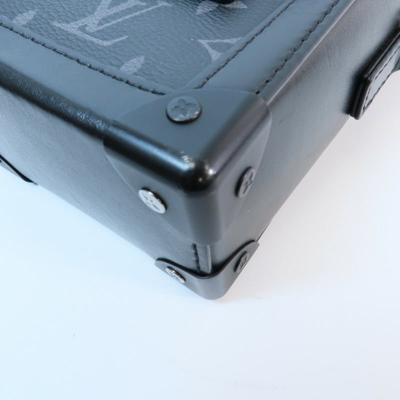 LOUIS VUITTON Monogram Eclipse Vertical Trunk肩背袋-8